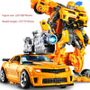 Image of Transformation Toys Robot Car Alloy Plastic Action Figure Anime Action Figure Movie Series Children Birthday Gift Shopping