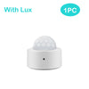 Image of Tuya 2 in 1 Zigbee Mini PIR Motion Detector +Bright Lux Light Passive Infrared Security Burglar Alarm Sensor Shopping