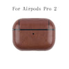 Image of For Airpods 3 Pro 2nd 1 Case Leather Protective Sleeve Earphone Cases Wireless Charging Headphone Cover For Airpods Pro 2 Case Shopping