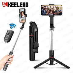 Wireless Selfie Stick for Smartphone, 44 Inch Tripod with Bluetooth Remote, Portables Foldable Stand for Vlog Shooting Record Shopping111