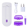 Image of Professional Painless Hair Removal Kit Laser Touch Epilator USB Rechargeable Women Body Face Leg Bikini Hand Shaver Hair Remover Shopping