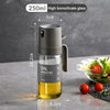 Image of Oil Spray Bottle 250ml High Borosilicate Glass Cooking Oil Dispensers Olive Oil Sprayer Mister for Air Fryer Salad Baking Shopping