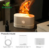 Image of Kinscoter Aroma Diffuser Air Humidifier Ultrasonic Cool Mist Maker Fogger Led Essential Oil Flame Lamp Difusor Shopping