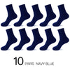 Image of HSS 2023 Men's Cotton Socks New styles 10 Pairs / Lot Black Business Men Socks Breathable Spring Summer for Male US size(6.5-12) Shopping