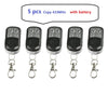 Image of 5pcs10pcs 433MHz Remote Control 4CH Car Key Garage Door Gate Opener Remote Control Duplicator Electronic Gate Control Duplicator Shopping