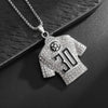 Image of Men and Women Fashion Ice Out Zircon Legend No. 10 Jersey Pendant Necklace Hip-Hop Punk Jewelry Shopping111