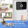 Image of WIFI Video Doorbell Camera Wireless Night Vision Smart Home Security HD Door Bell Two Way Intercom Voice Change For Home Shopping