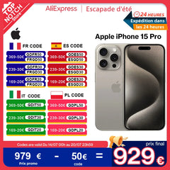 Apple iPhone 15 Pro 8GB RAM 128GB A17 Pro Bionic Chip 6.1'' 120Hz Super Retina XDR Display NFC 5G Smartphone 48MP Camera Shopping111