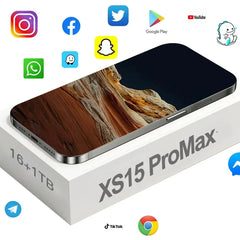 Original For Brand Smartphone 7.3 inch New XS15 Pro Max Full Screen 4G 5G Cell Phone 7800mAh Mobile Phones Global Version Shopping111