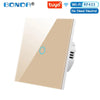 Image of BONDA Smart Switch Alexa RF433 No Neutral Tuya Control Works With Google 1/2/3 Gang Smart Life Home Light WiFi Touch Switches - Shopping