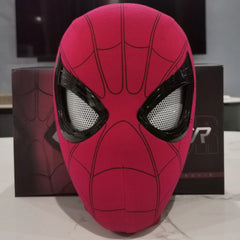 New Spider-man:no Way Home Spider Man Mask Luxury Helmet Rechargeable Remote Eyes Movable Mask Cosplay Decoration Gift Toys Shopping