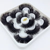 Image of 5/8 Pairs 3D Mink Lashes 25mm Dramatic Volume Eyelashes Mink Natural Long Silk Eyelashes Beauty Makeup Eyelash Extension Tool Shopping