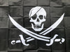 Image of SKY FLAG 3x5Fts 90X150cm Double Broken Skull With Knife Pirate Flag Jack Rackham Jolly Roger Flag For Decoration Shopping111