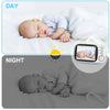 Image of 3.5'' Video Baby Monitor 2.4G Mother Kids Two-way Audio Night Vision Video Surveillance Cameras With Temperature display Screen Shopping