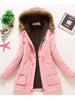 Image of new winter military coats women cotton wadded hooded jacket medium-long casual parka thickness  XXXL quilt snow outwear Shopping