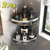 Image of Bathroom No-Nail Shelf Shower Corner Shelf Aluminum Shampoo Shelf Shower Organizer Bathroom Accessories - Shopping