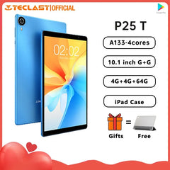 Teclast P25T 2023 Tablet (Allwinner A133 1.8GHz Quad-Core/8GB(4GB+4GB) RAM/64GB ROM/10.1 Inch 1200*800iPS/WiFi 6/BT 5.0/5000mAh Shopping111