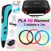 Image of 3D Pen for Children 3D Printing Pen with LED Screen 200M PLA and Power Adapter and Storage Box Christmas Birthday Gift for Kids Shopping