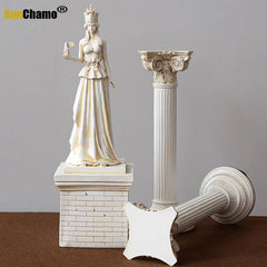 Creative Athena Goddess Statuary Head Picture Places Adornment Study Handicraft Tabletop Murals Ornament Accessories Furnishing Shopping