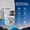 Image of Hiseeu 4K 8MP Wifi Surveillance Camera Dual Lens 4X Digital Zoom AI Human Detect ONVIF Wireless Outdoor Security PTZ IP Cameras Shopping