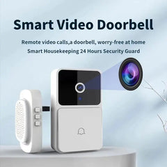 WIFI Video Doorbell Camera Wireless Night Vision Smart Home Security HD Door Bell Two Way Intercom Voice Change For Home Shopping