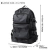 Image of Men Fashion Personalized Travel Backpack Light Weight Large Space 17inch Laptop Bag Teenage Outdoor Waterproof School Bag Shopping