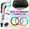 Image of 3D Pen for Children 3D Printing Pen with LED Screen 200M PLA and Power Adapter and Storage Box Christmas Birthday Gift for Kids Shopping