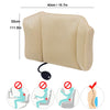 Image of Tcare Portable Inflatable Lumbar Support Massage Pillows - Orthopedic Design for Back Pain Relief - Lumbar Support Pillow Unisex Shopping