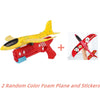 Image of Airplane Toy, One-Click Ejection Model Foam Airplane with 1 Pack Large Throwing Foam Plane, Flying Toy for Kids Boys Gift Shopping