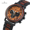 Image of BOBO BIRD Wooden Men Watches Relogio Masculino Top Brand Luxury Stylish Chronograph Military Watch Personalized Gift for Man OEM Shopping