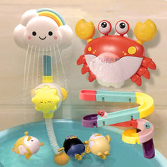 Baby Bath Toys, Bathing Cute Swimming Water Spraying Clouds Flowers Shower Bath Toy For Kids swimming pool Water Playing Toy Shopping