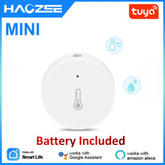 Tuya Smart Zigbee Temperature And Humidity Sensor Indoor Thermometer Monitor For Home Work With Alexa Google Home Assistant Shopping