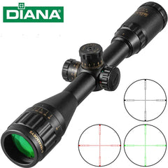 DIANA 4-16x44 Cross Sight Green Red Illuminated Tactical Optic Riflescope Hunting Rifle Scope Sniper Airsoft Guns Air Shopping