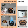 Image of 360ml Volcanic Flame Aroma Oil Diffuser Jellyfish Smoke Ring Air Humidifier Ultrasonic Atomizing Sprayer As Christmas Gift Shopping