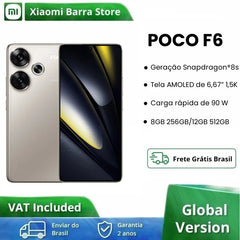 POCO F6 Smartphone Global version Snapdragon®8s Gen 3 6.67" 1.5K 120Hz CrystalRes AMOLED 90W Turbo Charging 5000mAh Battary Shopping111