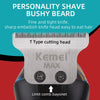 Image of Kemei-5090 Digital Display Professional Barber Pusher For Men Hair Clipper Reciprocating Random Graffiti Pattern Electric Shopping