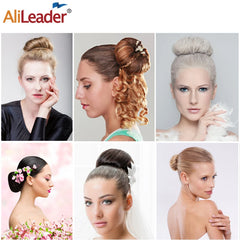 Alileader New Donut Headband Women Hair Accessories Girl Magic Hair Magic DIY Tool Bun Maker Sweet French Dish Made Hair Band