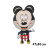 Image of Giant Disney Foil Balloon Mickey Mouse Balloons Minnie Birthday Party Decoration Kids Toy Baby Shower Ball Children Cartoon Gift Shopping