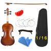 Image of Gift for Christmas 1/8 1/16 1/10 Size with Case Bow Strings Shoulder Rest Bass Wood Violin for Beginner Students Kids Violin Shopping