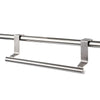 Image of Towel Rack Over Door Towel Bar Hanging Holder Stainless Steel Bathroom Kitchen Cabinet Towel Rag Rack - Shopping