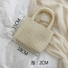 Image of Mini Pearl Bag Handmade Vintage EVA Beaded Fashion Banquet Party Shoulder Bag Female 2019 Wedding Bags Luxury Women's Coin Purse Shopping