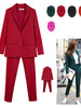 Image of Work Pantsuits OL 2 Piece Set For Women Business Interview Uniform Slim Blazer And Pencil Pants Office Lady Suit Female Outfits Shopping