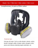 Image of Anti-Fog 6800 Gas Mask Industrial Painting Spraying Respirator Safety Work Filter Dust Proof Full Face Formaldehyde Protection Shopping