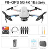 Image of F4 Drone GPS 4K HD Mechanical Gimbal Camera System Supports TF Card Drones RC Quadcopter Stabilier Distance 2km Flight 25 Min Shopping