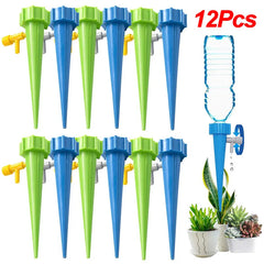 Automatic Drip Irrigation System Self Watering Spike for Flower Plants Greenhouse Garden Adjustable Auto Water Dripper Device Shopping