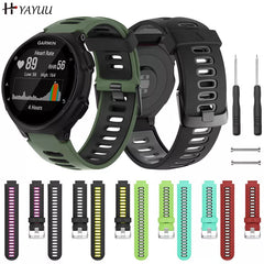 YAYUU Watch Band For Garmin Forerunner 735XT 735/220/230/235/620/630, Soft Silicone Replacement Straps for Forerunner 235 Band Shopping