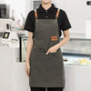 Image of Perfessional Kitchen Apron Women Waterproof Grill Apron With Pockets Mandil Woman Taller Waiter Apron Nail Salon Shopping