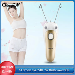 CkeyiN Electric Facial Hair Remover Female Body Leg Face Cotton Thread Epilator Shaver Mini Women Hair Removal Beauty Machine 50 Shopping