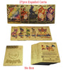 Image of Pokemon Gold Pikachu Cards Box Golden Silver Spanish/English/French Playing Cards Charizard Vmax Gx Game Card Boy Gift Shopping