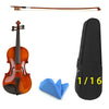 Image of Gift for Christmas 1/8 1/16 1/10 Size with Case Bow Strings Shoulder Rest Bass Wood Violin for Beginner Students Kids Violin Shopping